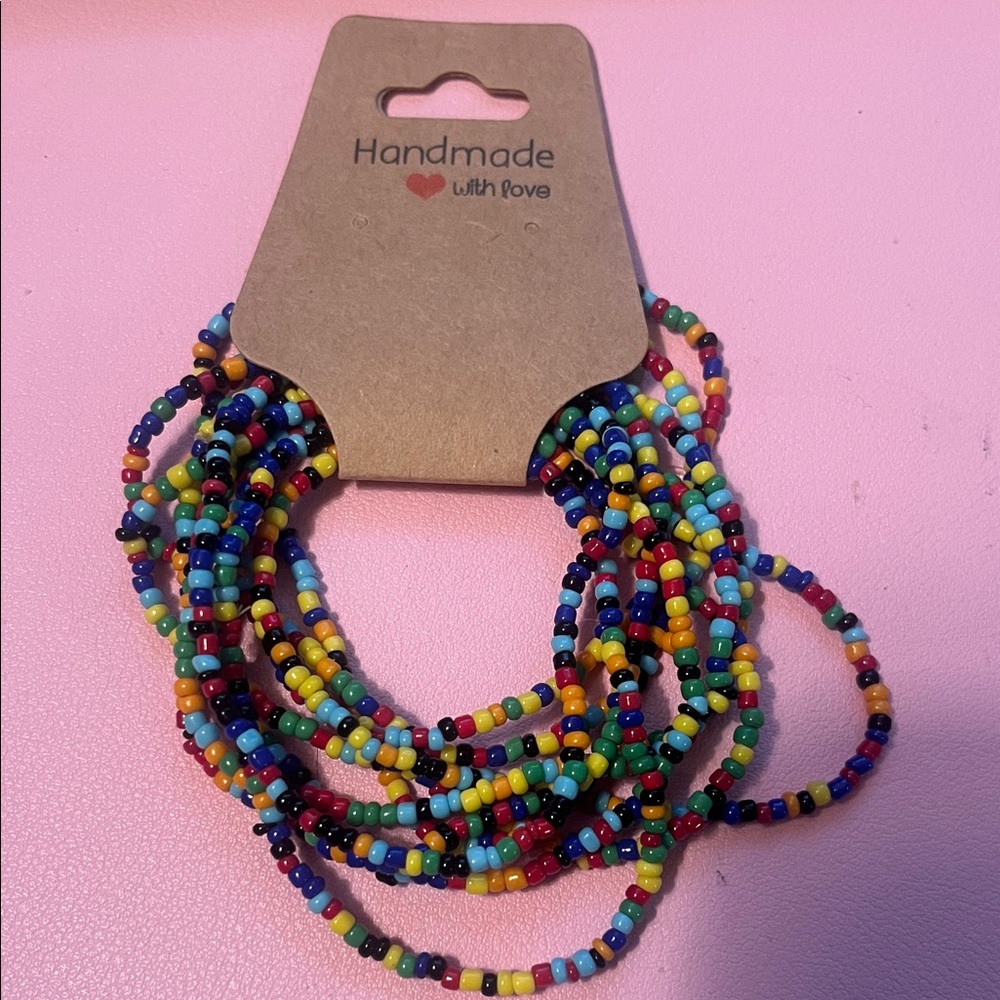 Handmade Multicolor Beaded Bracelet